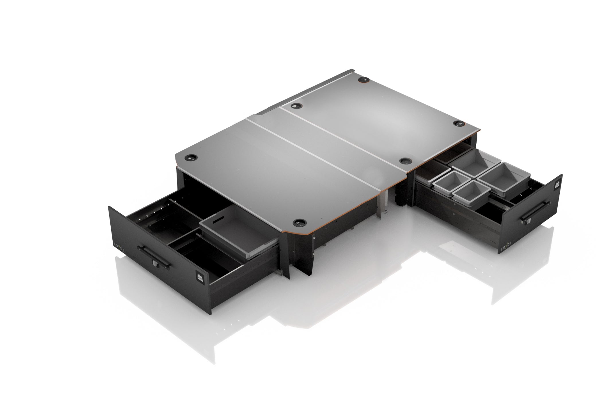 Smartfloor bilinredning VW Transporter (kort) - Bild 2