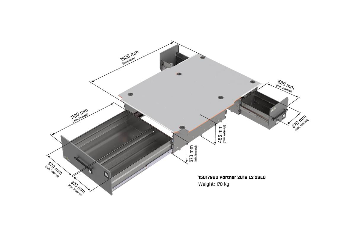 Smartfloor Peugeot Partner, Citroën Berlingo, Opel Combo & Proace City - Bild 5