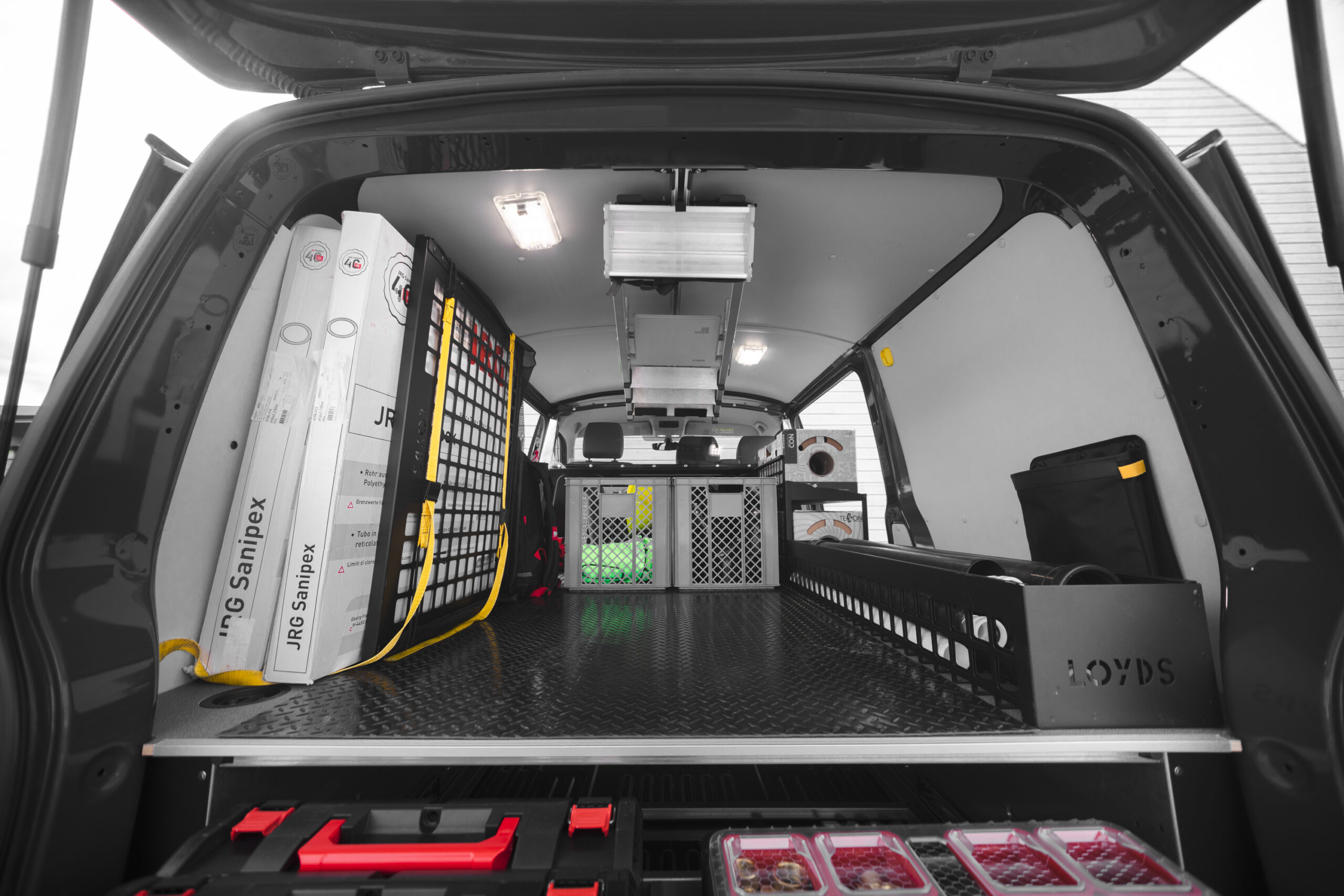 Golvbox Large med teleskopfunktion (1300 – 2550 mm) - Bild 2