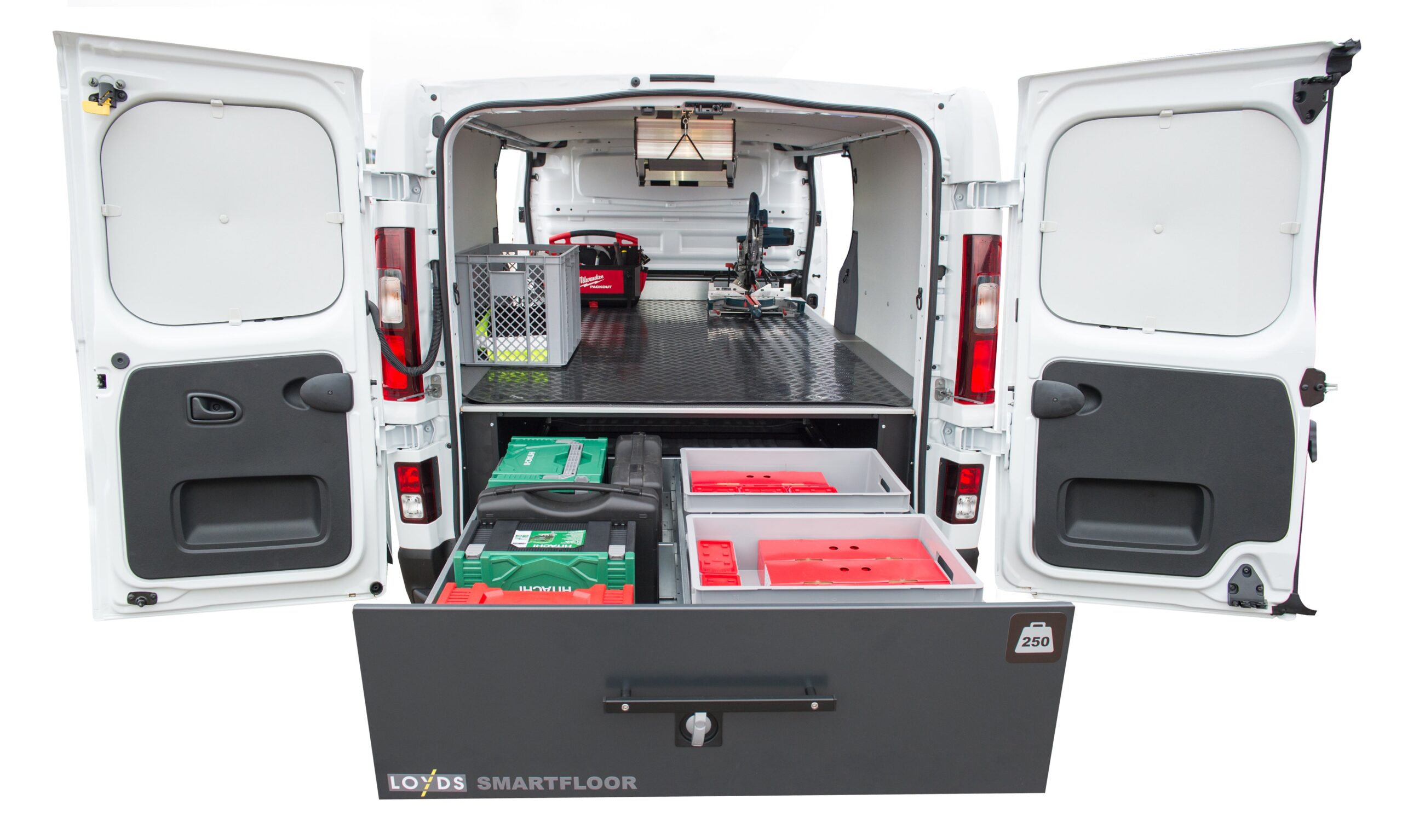 Verktygsinredning bil snickare mellanstor hantverkarbil - Bild 2