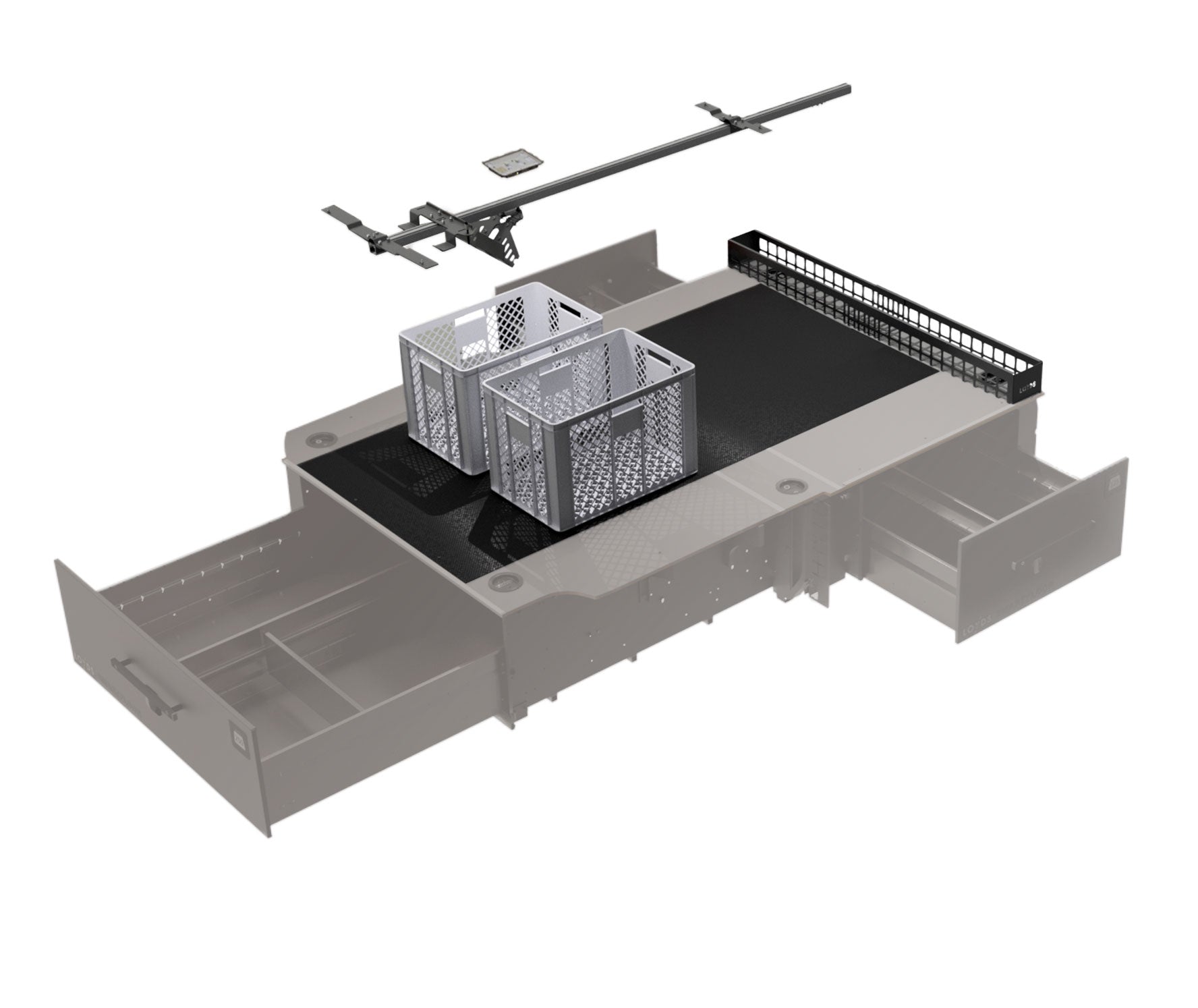 Verktygsinredning bil snickare mellanstor hantverkarbil