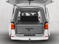 Smartfloor bilinredning Transporter 6 (lång) - anpassad bil med värmefläkt i lastrummet