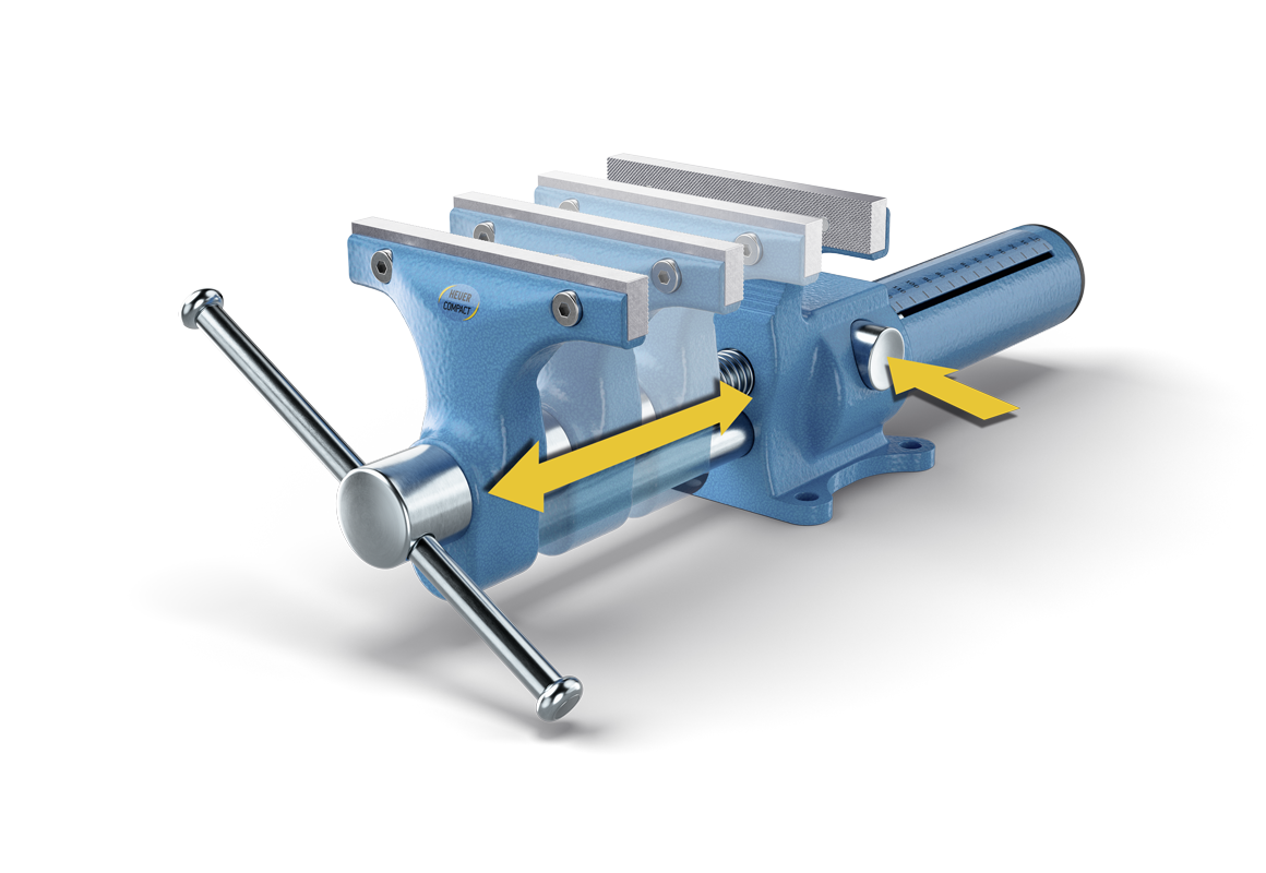 Skruvstycke smidesstål - Bild 2