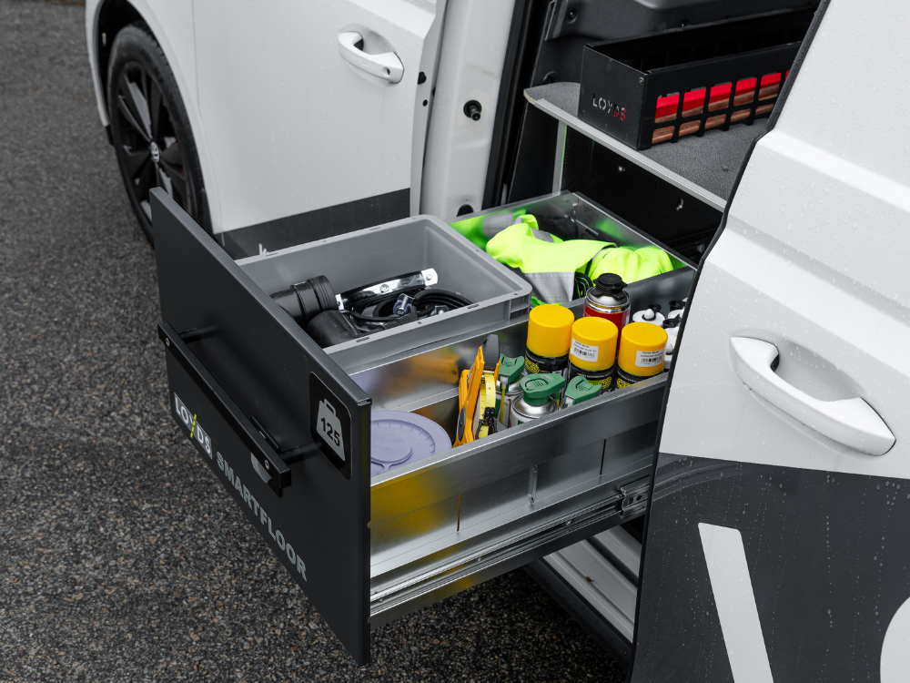 Smartfloor bilinredning till Volkswagen ID. Buzz Cargo - Bild 6
