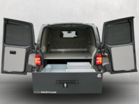 Smartfloor bilinredning och styling Transporter dubbelhytt (T5 och T6)