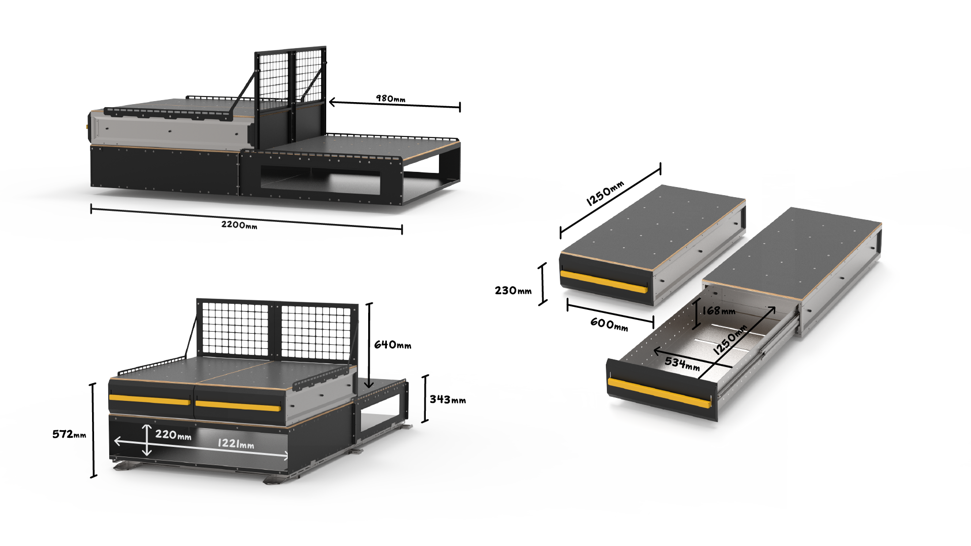 RIG – Bilinnredning för snickaren 1100 x 1100 - Bild 13