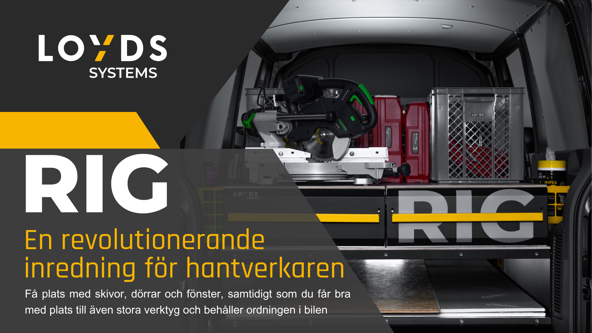 RIG - dubbelgolv med lasttunnel