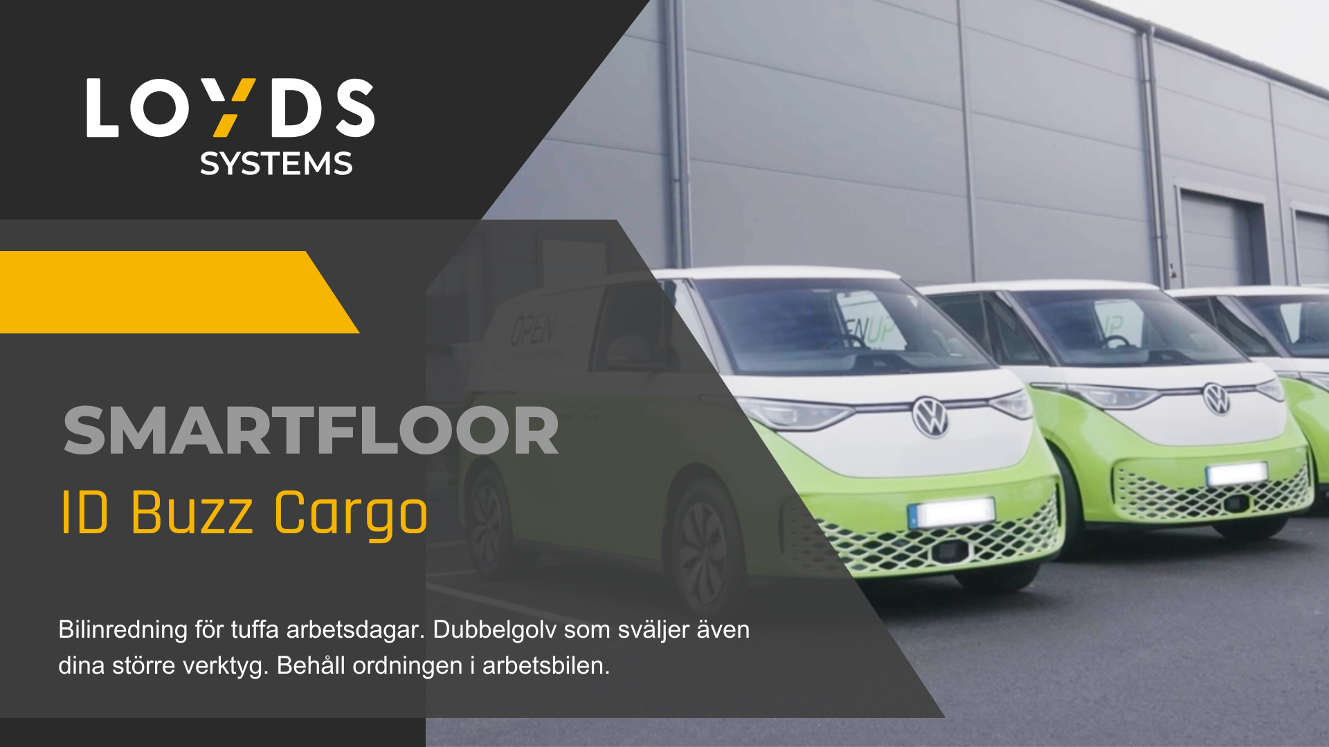 ID Buzz Cargo med Smartfloor bilinredning