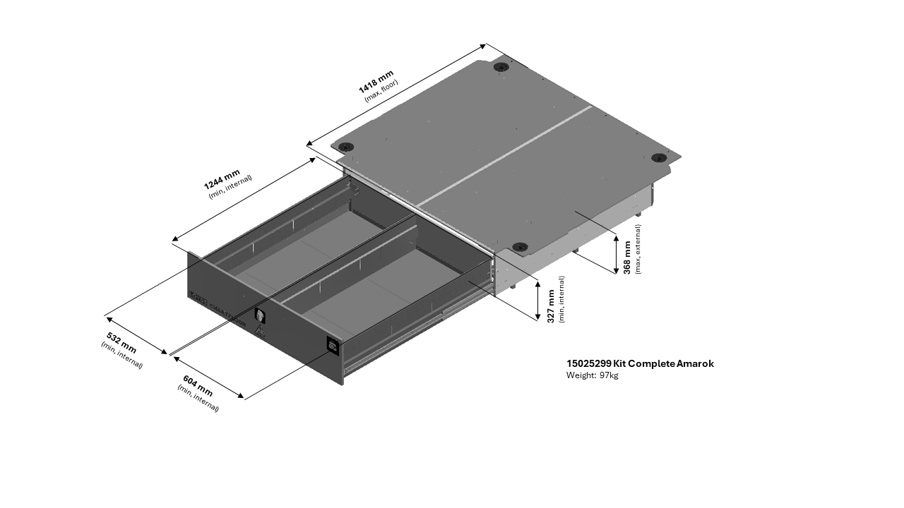 Smartfloor styling och inredning VW Amarok & Ford Ranger (2024-) - Bild 5